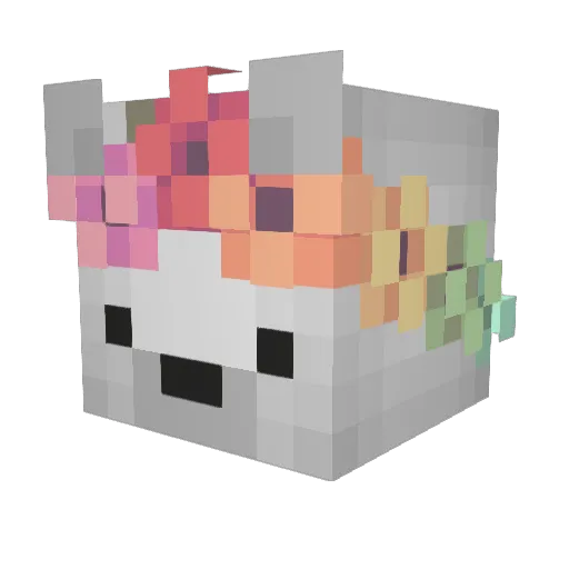 nitro215 Minecraft avatar head, 3D render