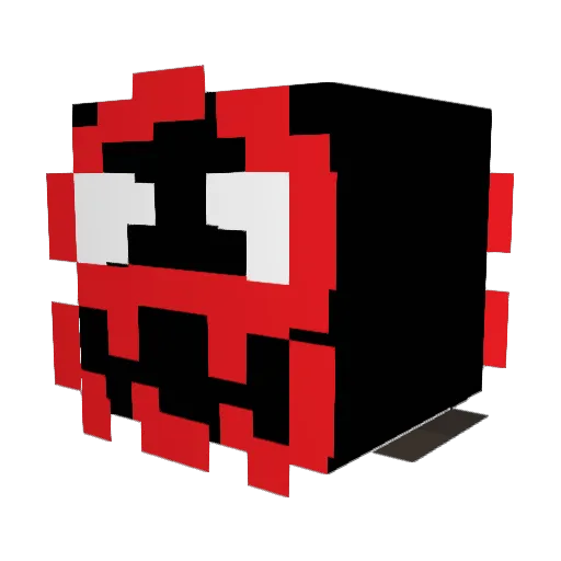 nitrodex1 Minecraft avatar head, 3D render