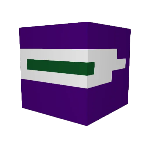 nitrohayze Minecraft avatar head, 3D render