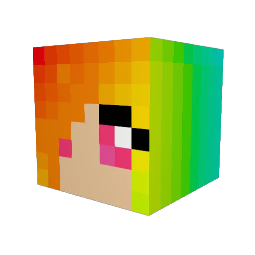 nitrousnibbler Minecraft avatar head, 3D render