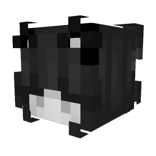 niubo12 Minecraft avatar head, 3D render