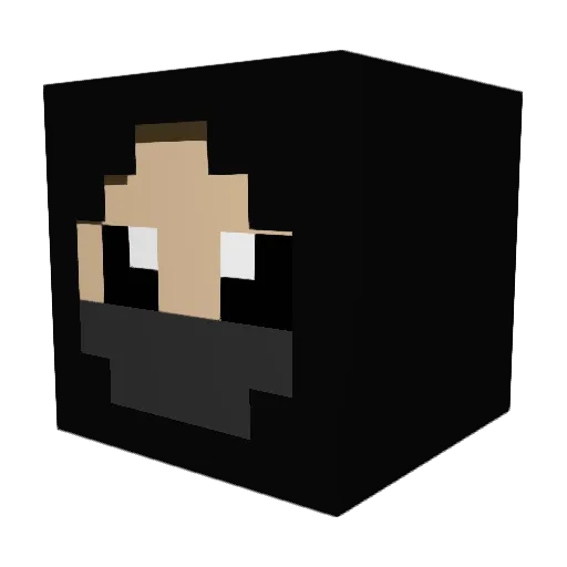 nived22 Minecraft avatar head, 3D render