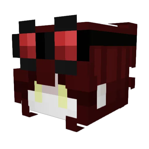 nivixy Minecraft avatar head, 3D render