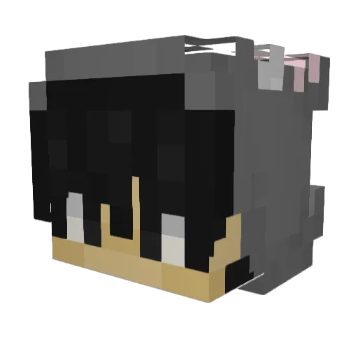 nivlaC1993 Minecraft avatar head, 3D render