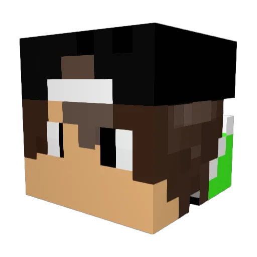nivu14 Minecraft avatar head, 3D render