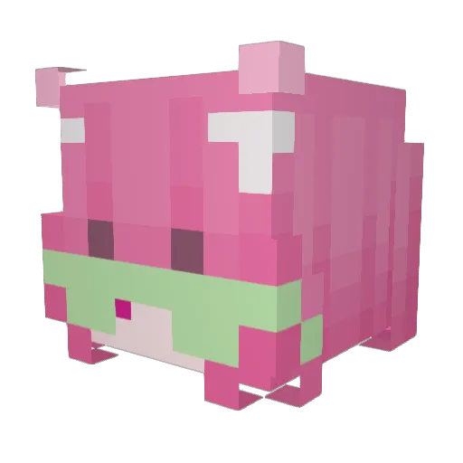 nivzii Minecraft avatar head, 3D render