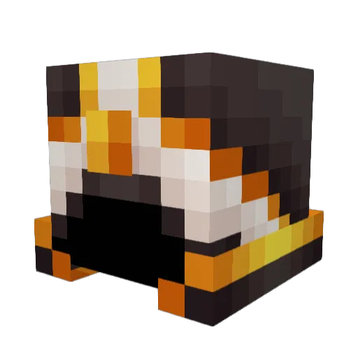 niwango Minecraft avatar head, 3D render