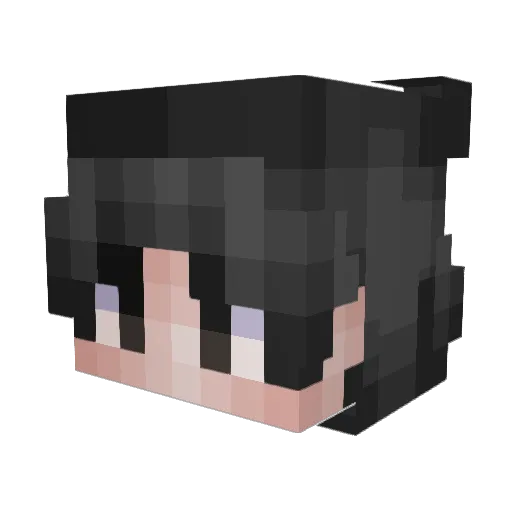 niwrea Minecraft avatar head, 3D render