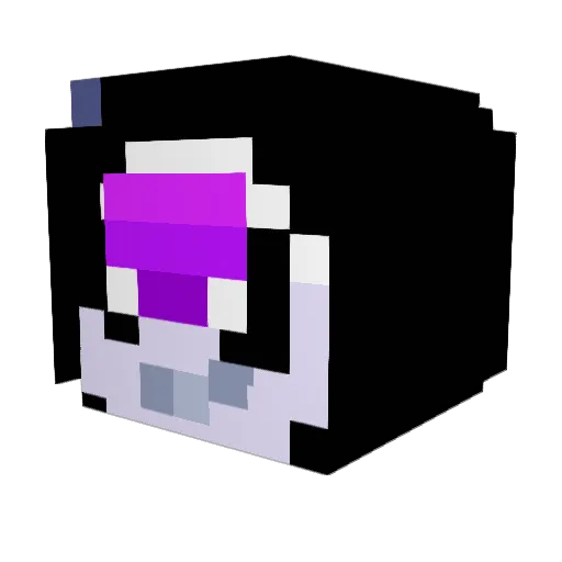 niwtr Minecraft avatar head, 3D render