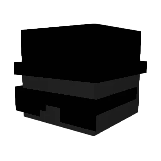 nix090 Minecraft avatar head, 3D render