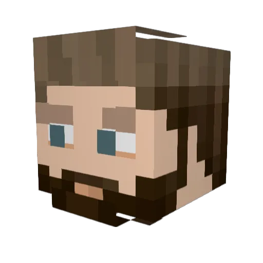 nixbeast32 Minecraft avatar head, 3D render