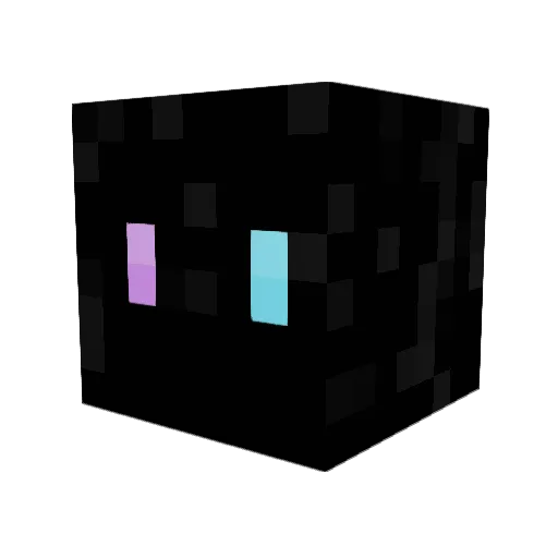 nixodia_ Minecraft avatar head, 3D render
