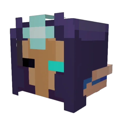 niz4r69 Minecraft avatar head, 3D render