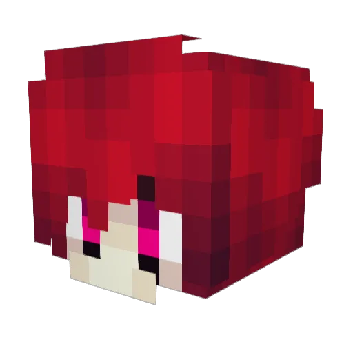 nizlun Minecraft avatar head, 3D render