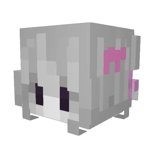 niznik Minecraft avatar head, 3D render