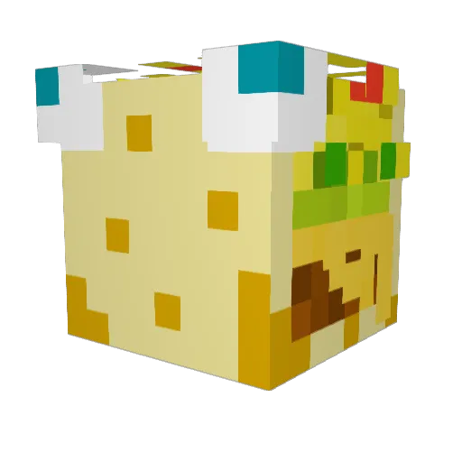 njbeast_ Minecraft avatar head, 3D render
