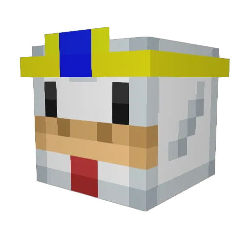 njohnston00 Minecraft avatar head, 3D render