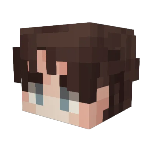 njwhitehead Minecraft avatar head, 3D render