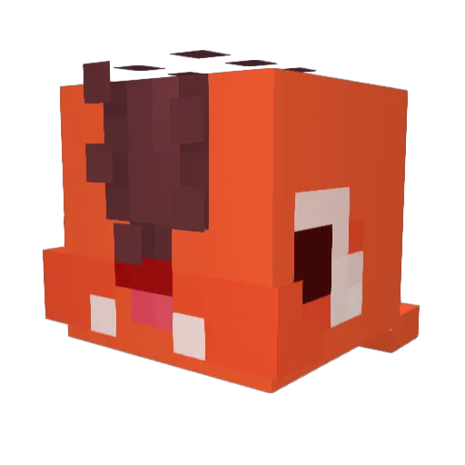 njxla Minecraft avatar head, 3D render