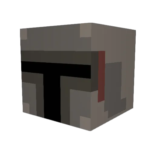 nk168 Minecraft avatar head, 3D render