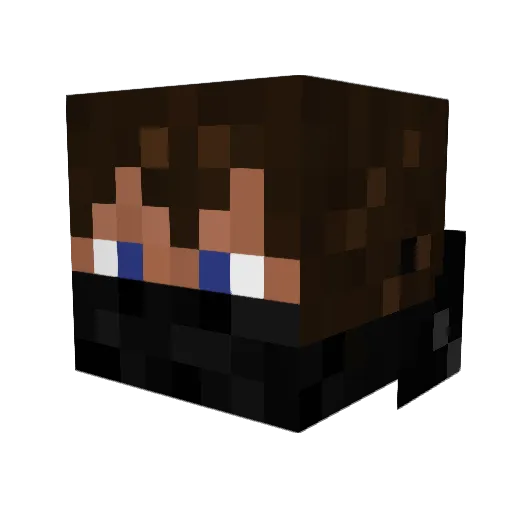 nkarlsson Minecraft avatar head, 3D render