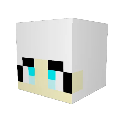 nki2001 Minecraft avatar head, 3D render