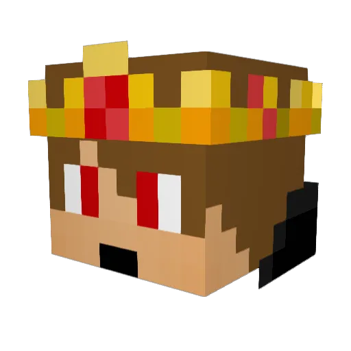 nklskari Minecraft avatar head, 3D render