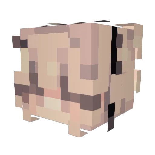 nkratzi Minecraft avatar head, 3D render
