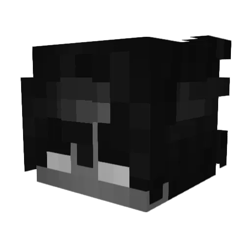 nks449 Minecraft avatar head, 3D render