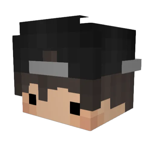 nlioc4 Minecraft avatar head, 3D render