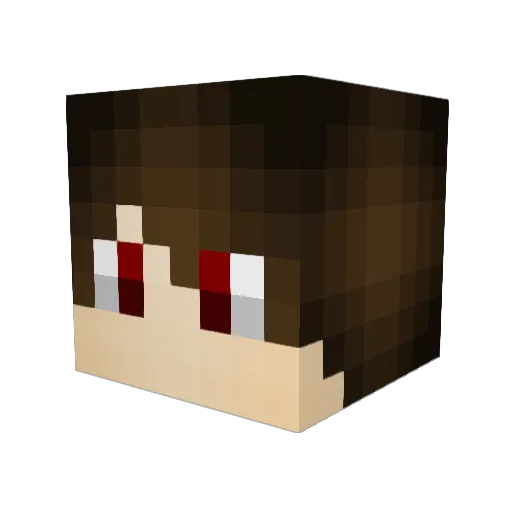 nlk046 Minecraft avatar head, 3D render