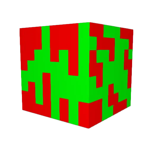 nlmnlnmlnlmnlmln Minecraft avatar head, 3D render