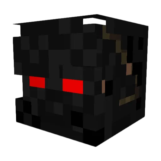 nmdelia Minecraft avatar head, 3D render