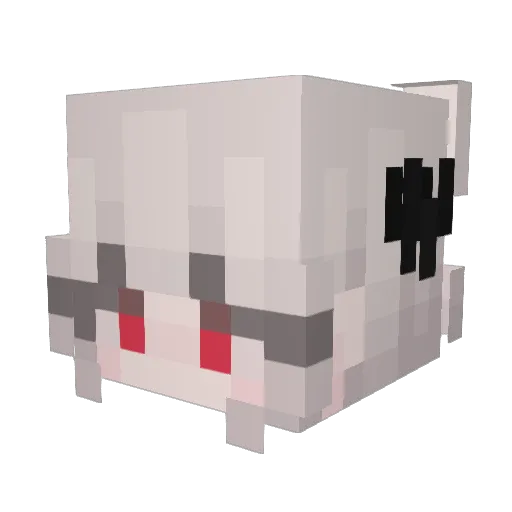nmdmw Minecraft avatar head, 3D render
