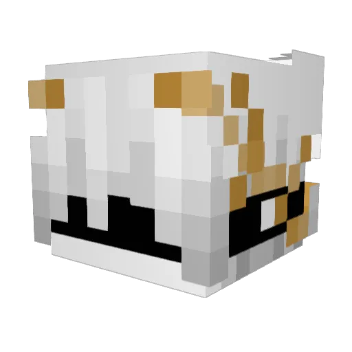 nmiuu Minecraft avatar head, 3D render