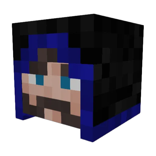 nmore13 Minecraft avatar head, 3D render