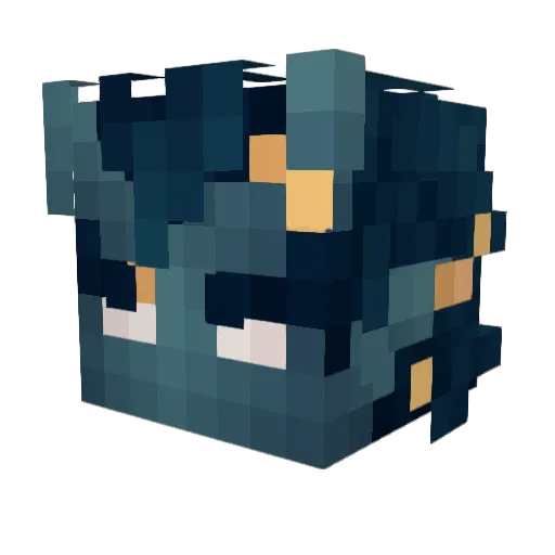 nn00kk Minecraft avatar head, 3D render