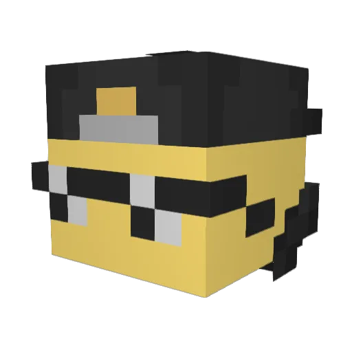 nnagon Minecraft avatar head, 3D render
