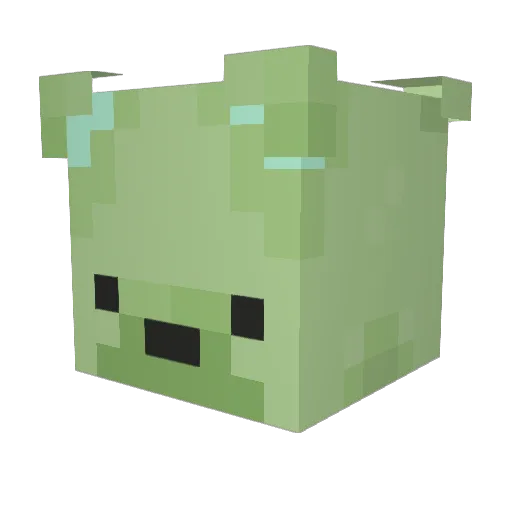 nnat3lla Minecraft avatar head, 3D render