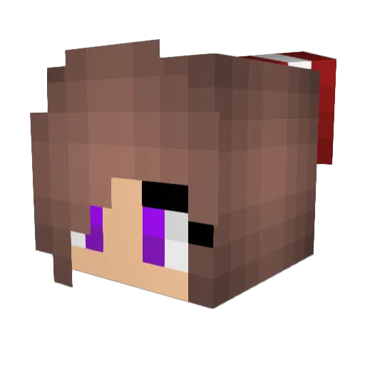 nnbclub Minecraft avatar head, 3D render