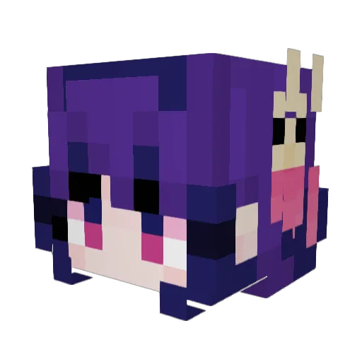 nndelmar Minecraft avatar head, 3D render