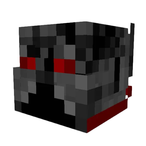 nndie Minecraft avatar head, 3D render