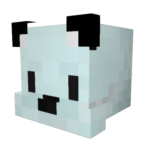 nninecraft Minecraft avatar head, 3D render