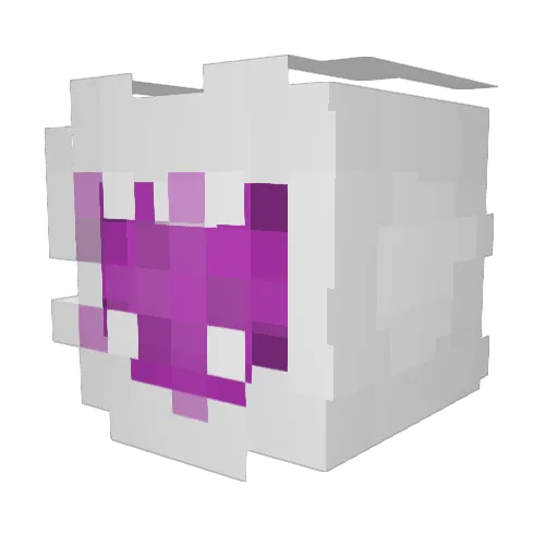 nnnnaiR Minecraft avatar head, 3D render