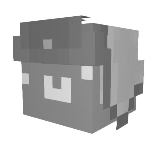nnogi__ Minecraft avatar head, 3D render