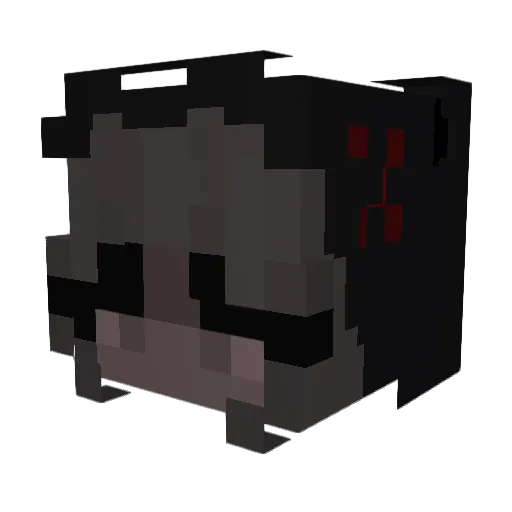 nnovas Minecraft avatar head, 3D render