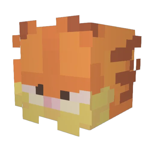 nnthny Minecraft avatar head, 3D render