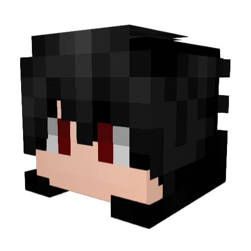 nntt Minecraft avatar head, 3D render