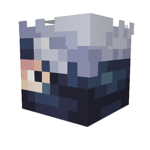 no10gamer Minecraft avatar head, 3D render