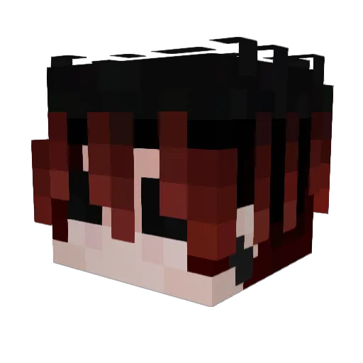 no1ife Minecraft avatar head, 3D render
